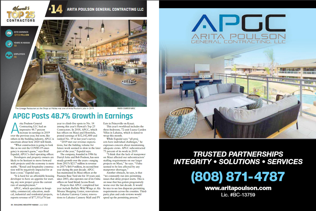 about arita poulson general contracting